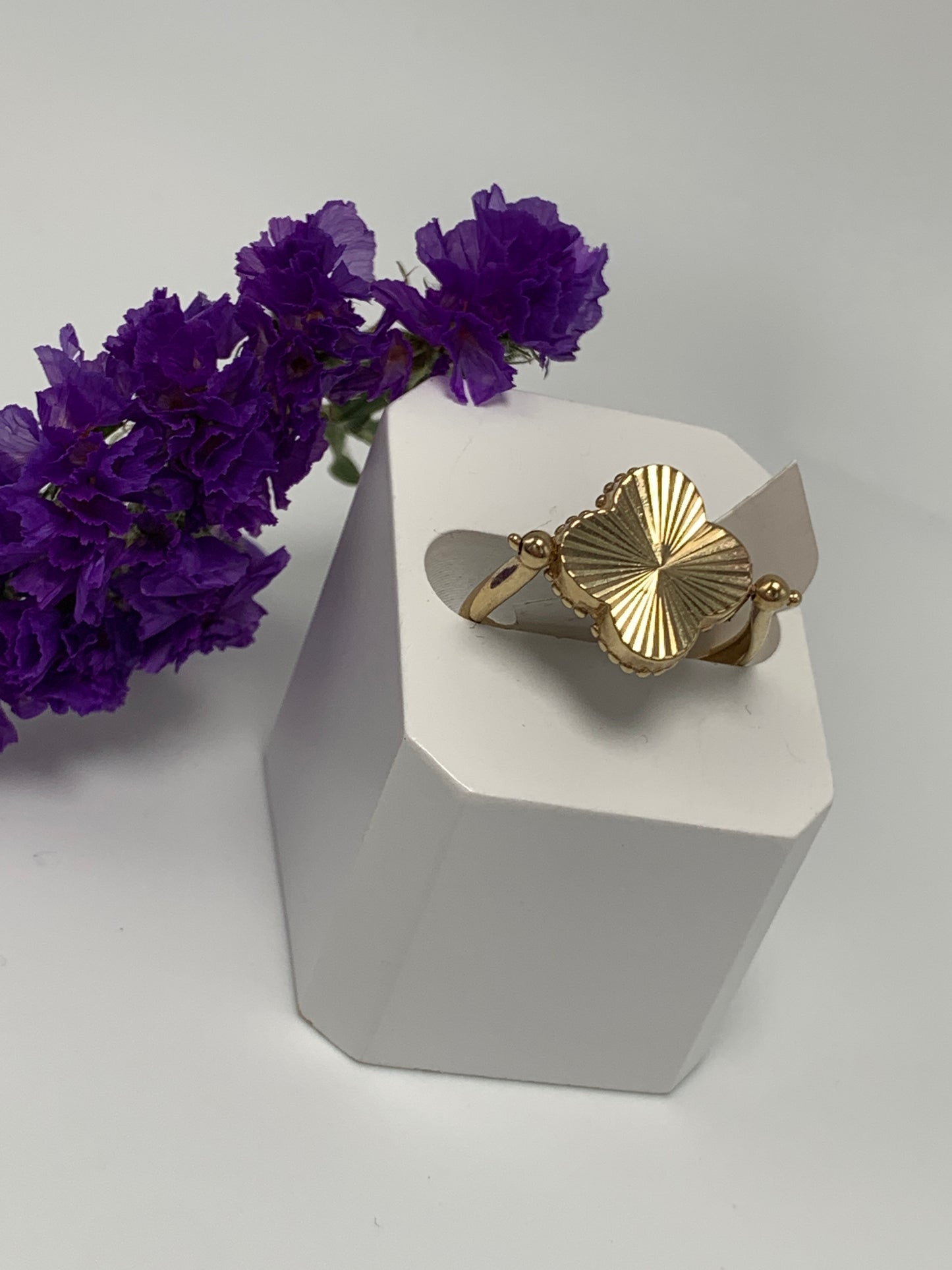 Anillo De Flor Reversible