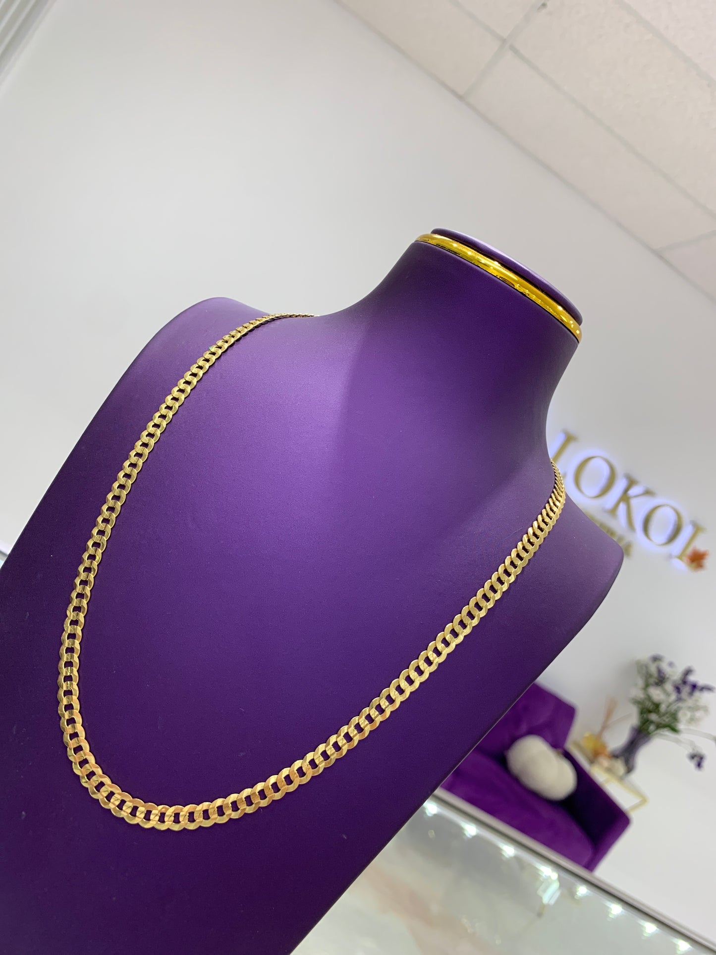 Cadena Corte Brillo 22"