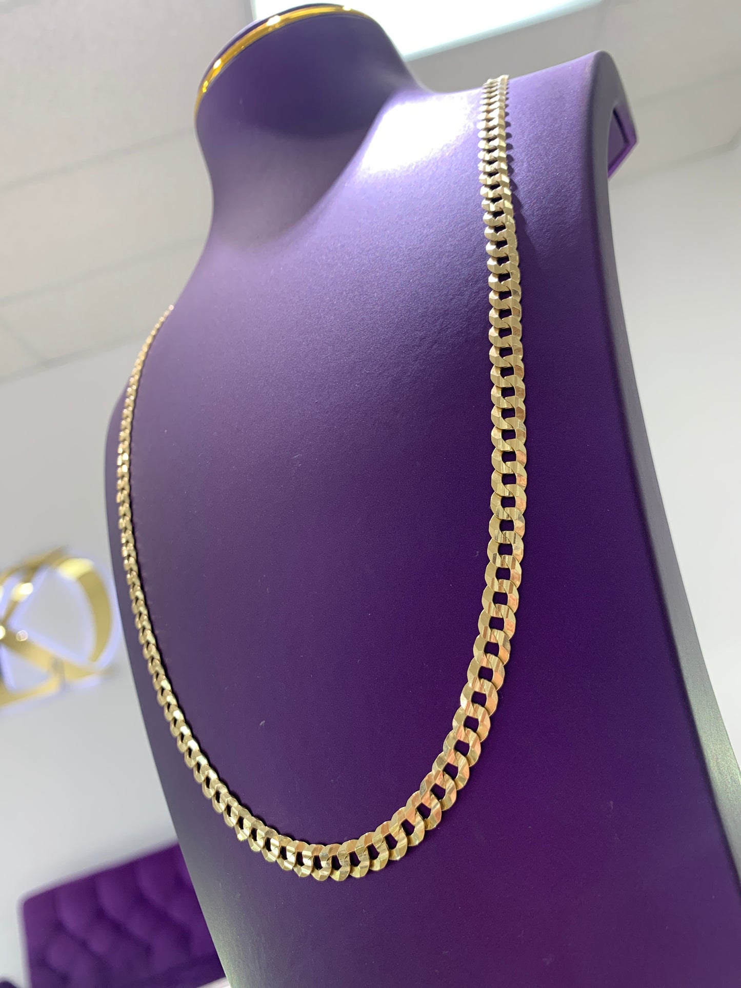 Italian Solid Curve Chain