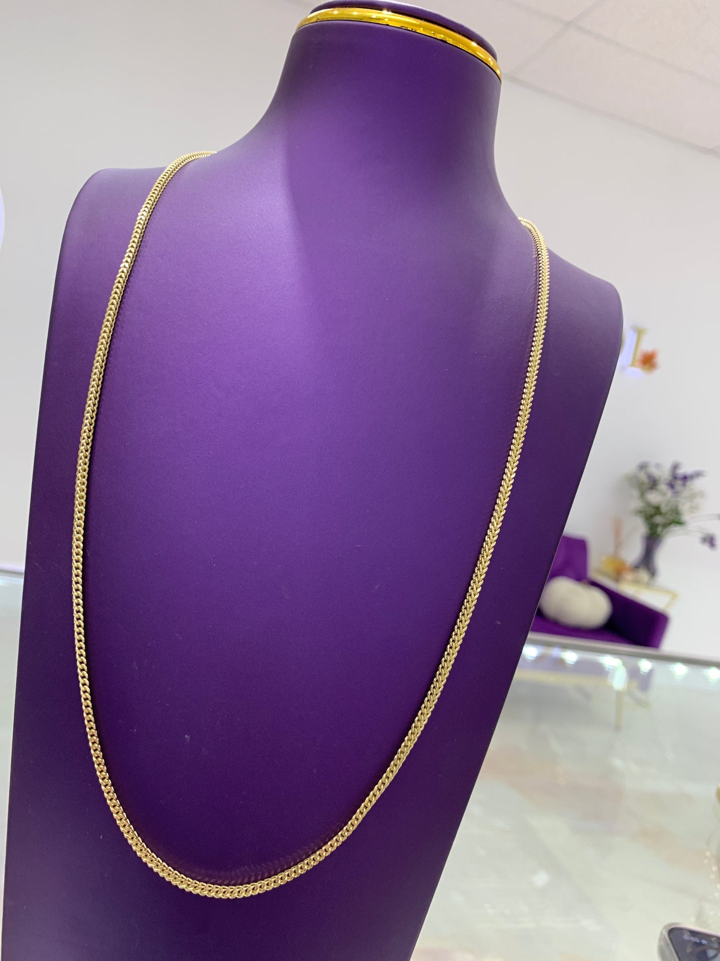 Franco Chain 26" - 10K Gold Necklace
