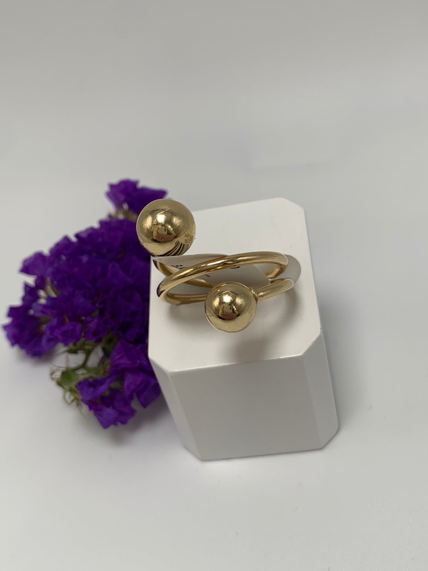 Anillo De Bolas De Mujer