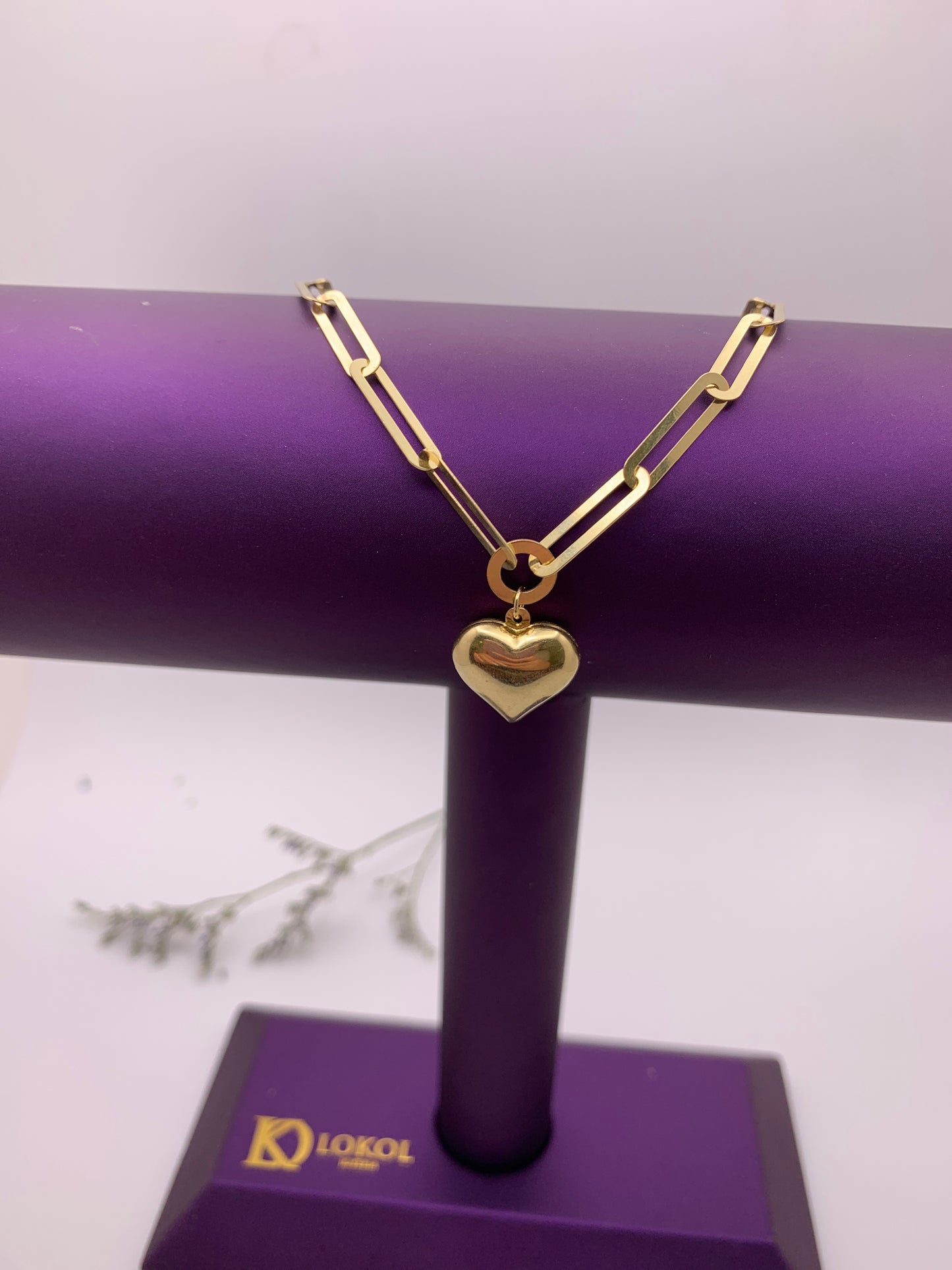 Bracelet with Heart Charm