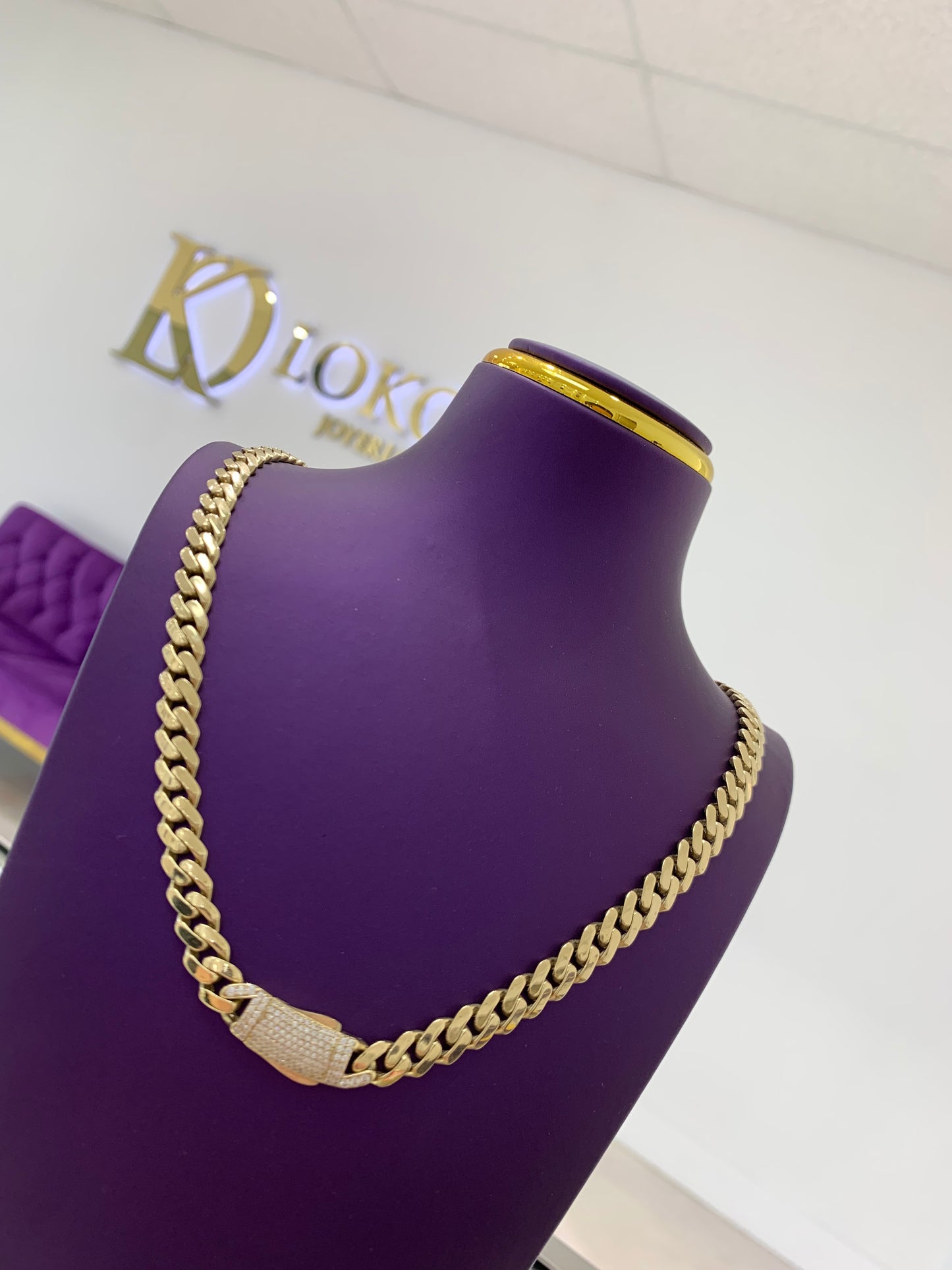 Cadena Cubana Semi Solida 18"