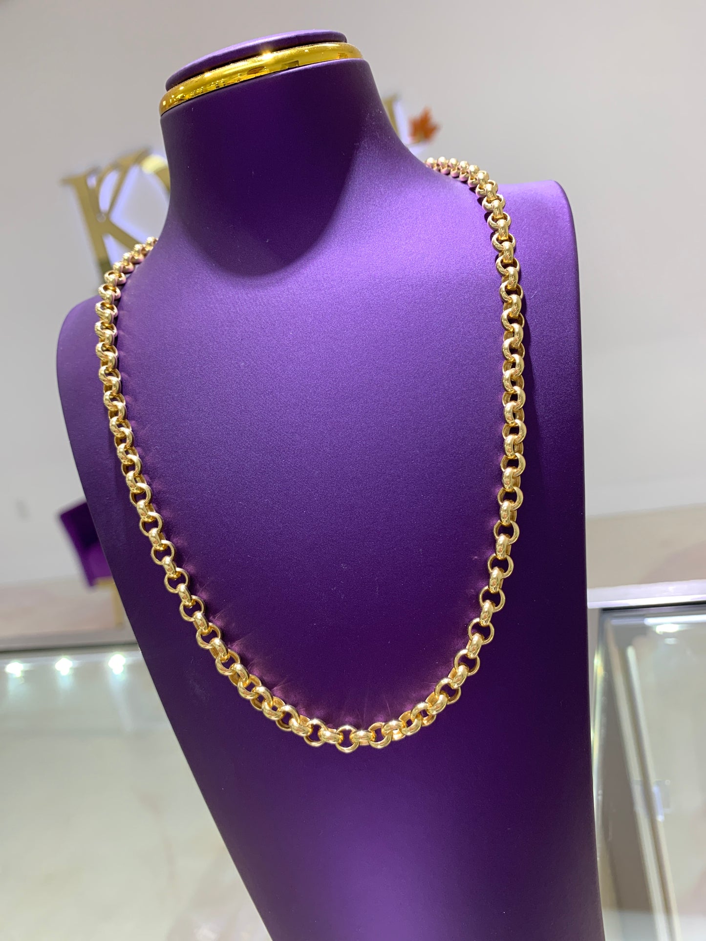 Cadena De Mujer Rolo 18"