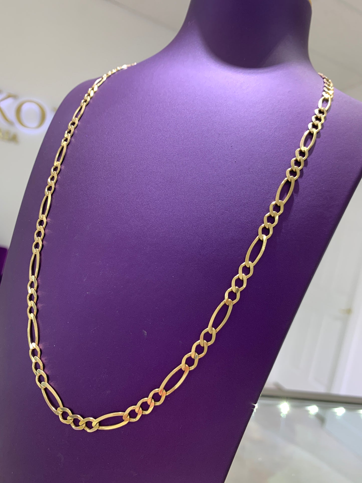 Italian Figaro Chain 24"