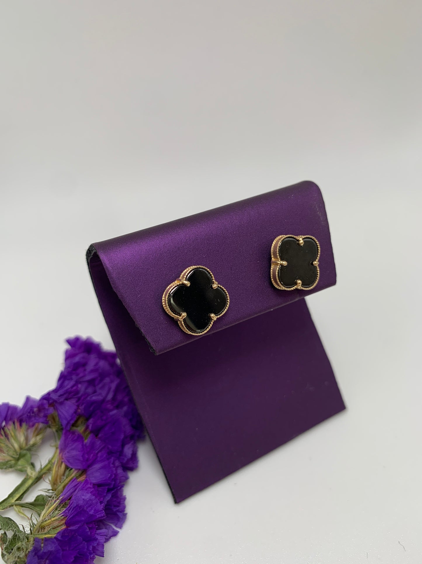Black Clover Leaf Earings