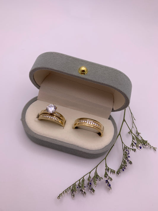 Wedding Trio Set - 10K Gold