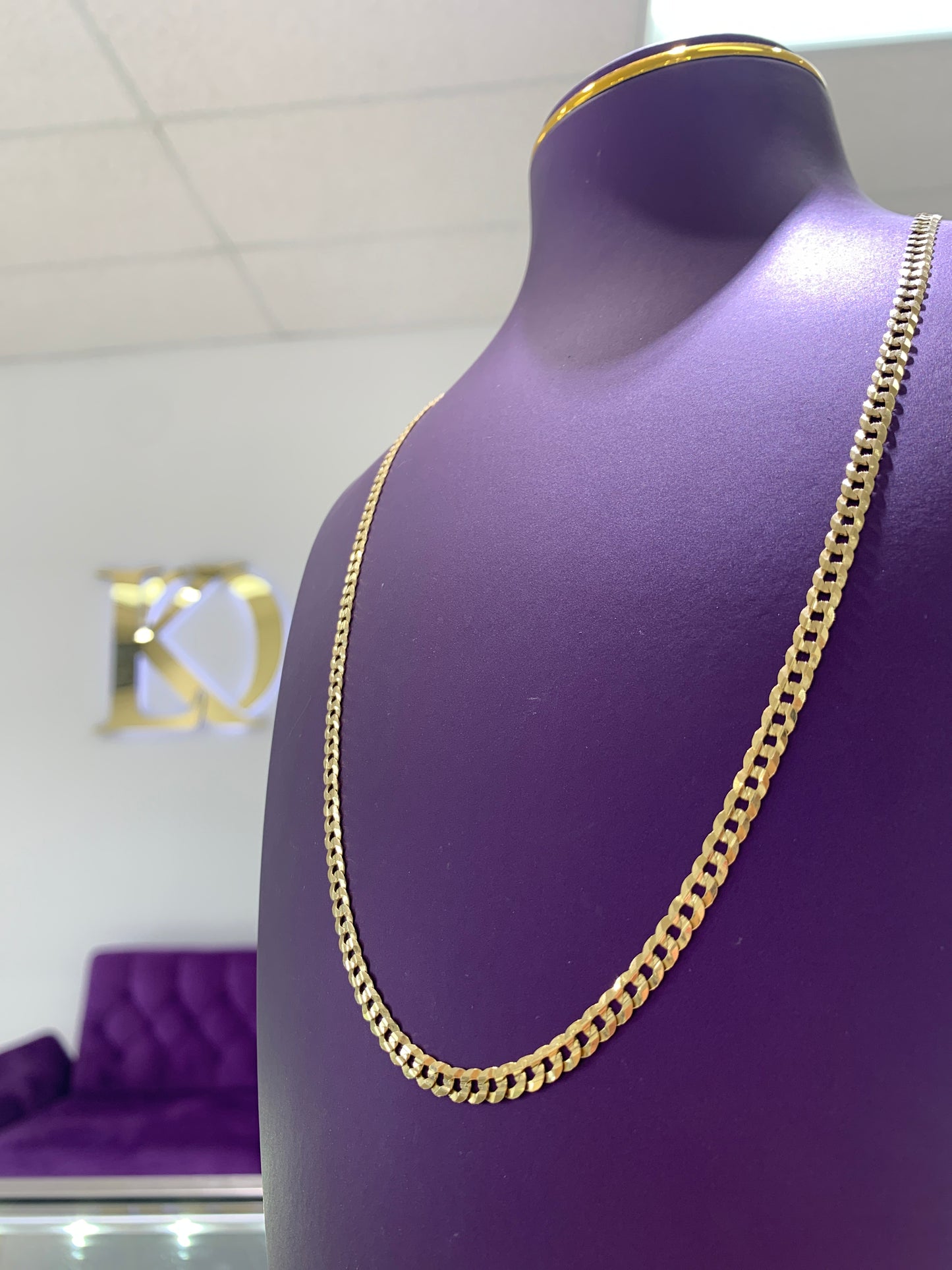 Italian Solid Curve Chain