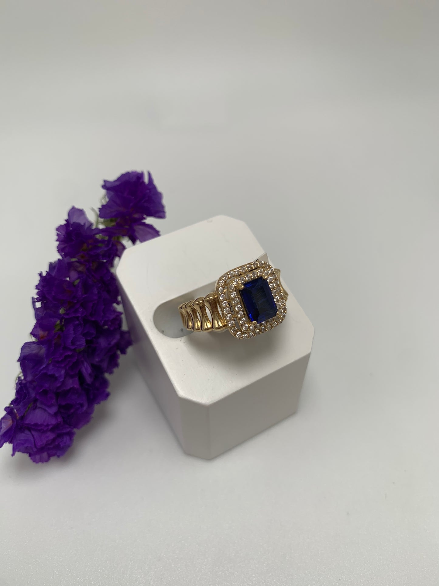 Anillo De Piedra Azul