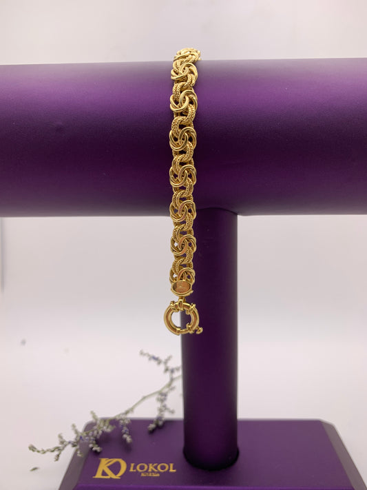 Byzantine Bracelet - 10K Gold