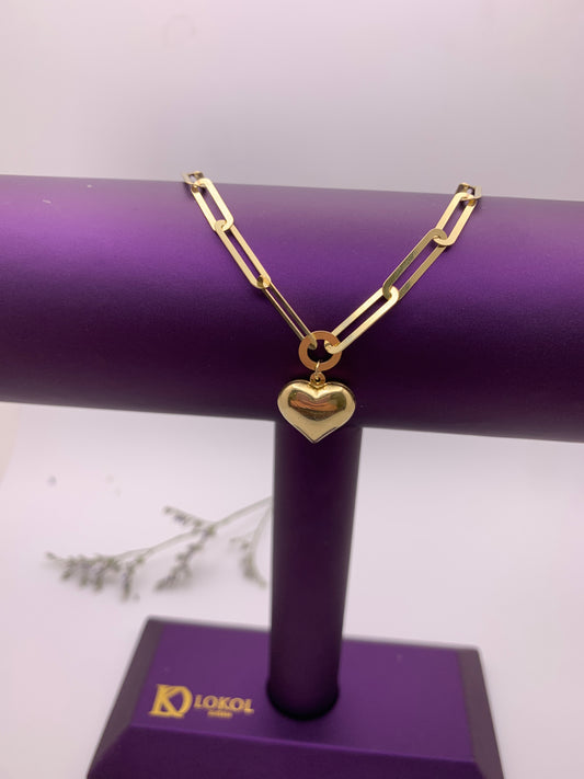 Bracelet with Heart Charm