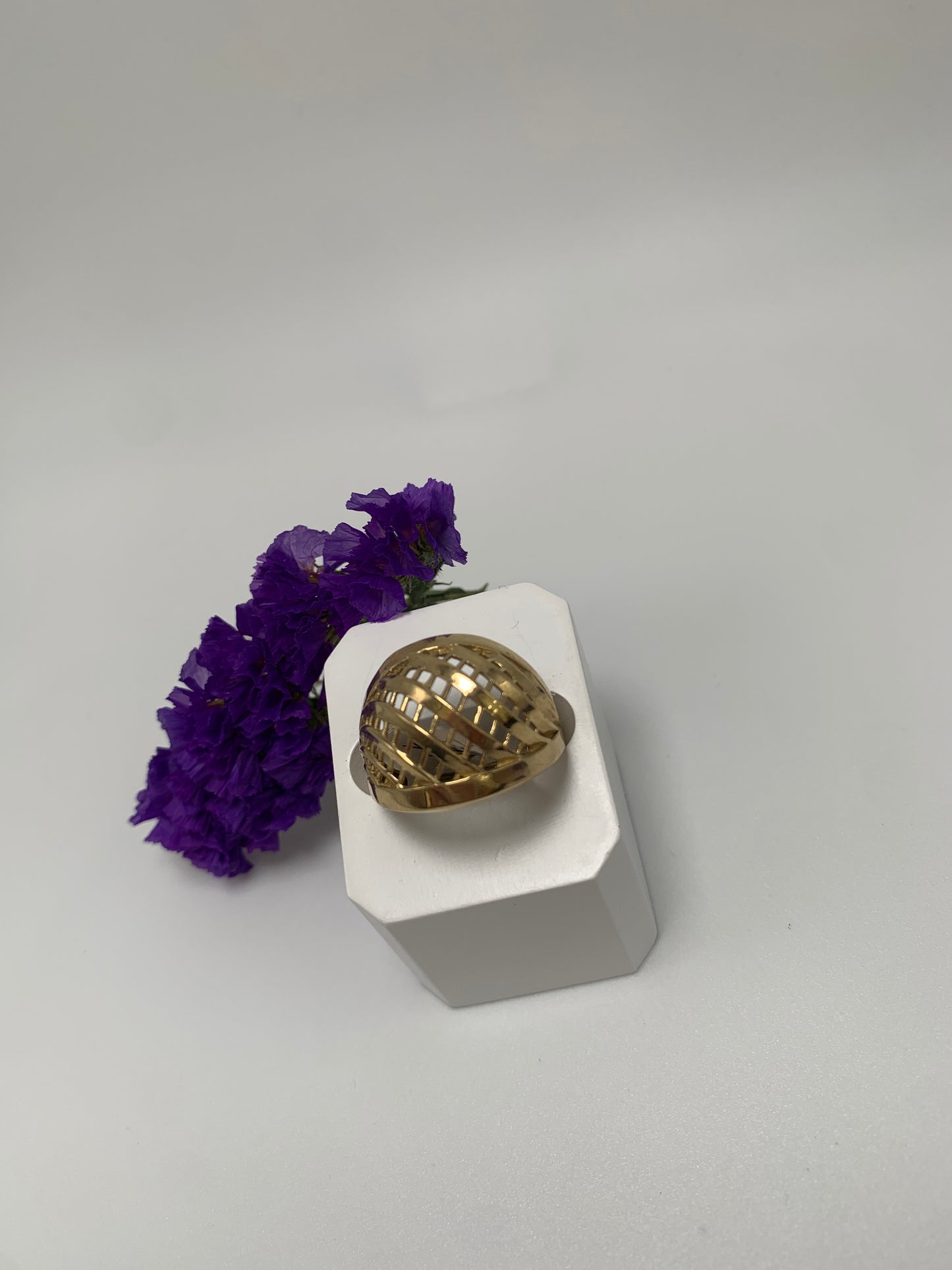 Anillos Sin Piedras con Disenos Cuadrados