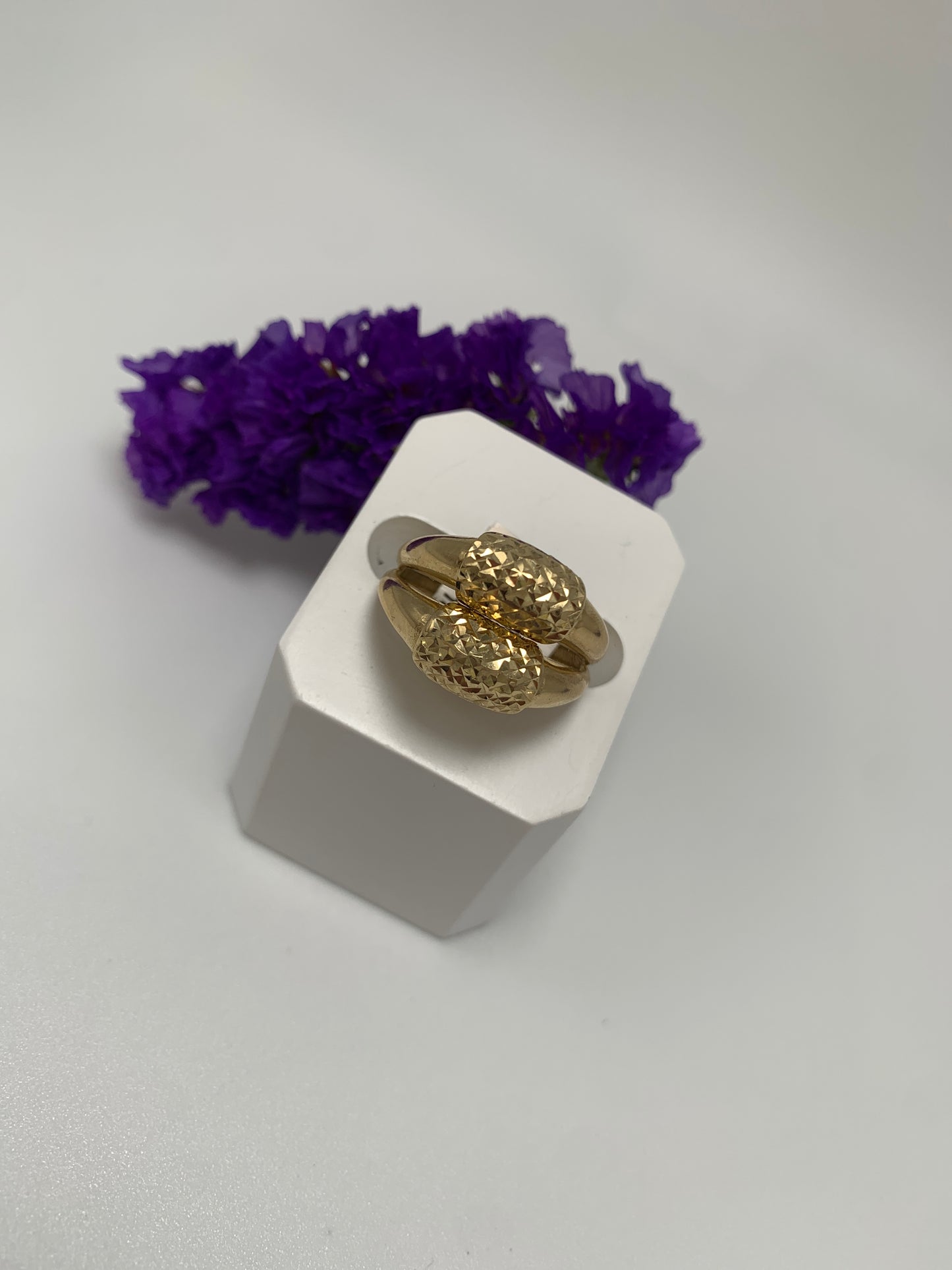 Anillo Con Aros Satinados