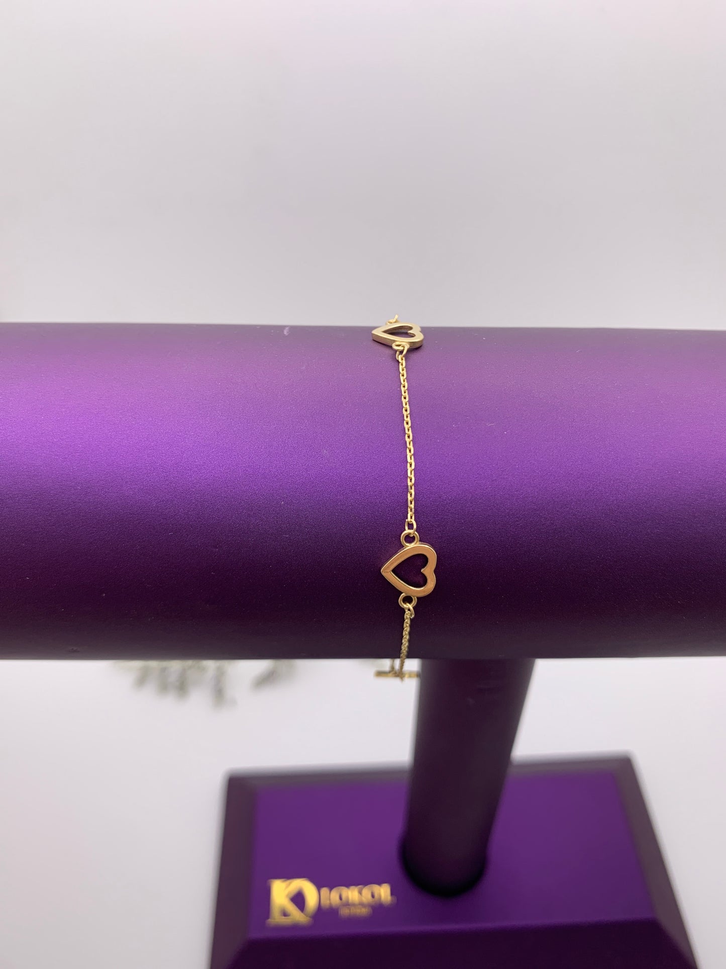 Hearts Bracelet 8"