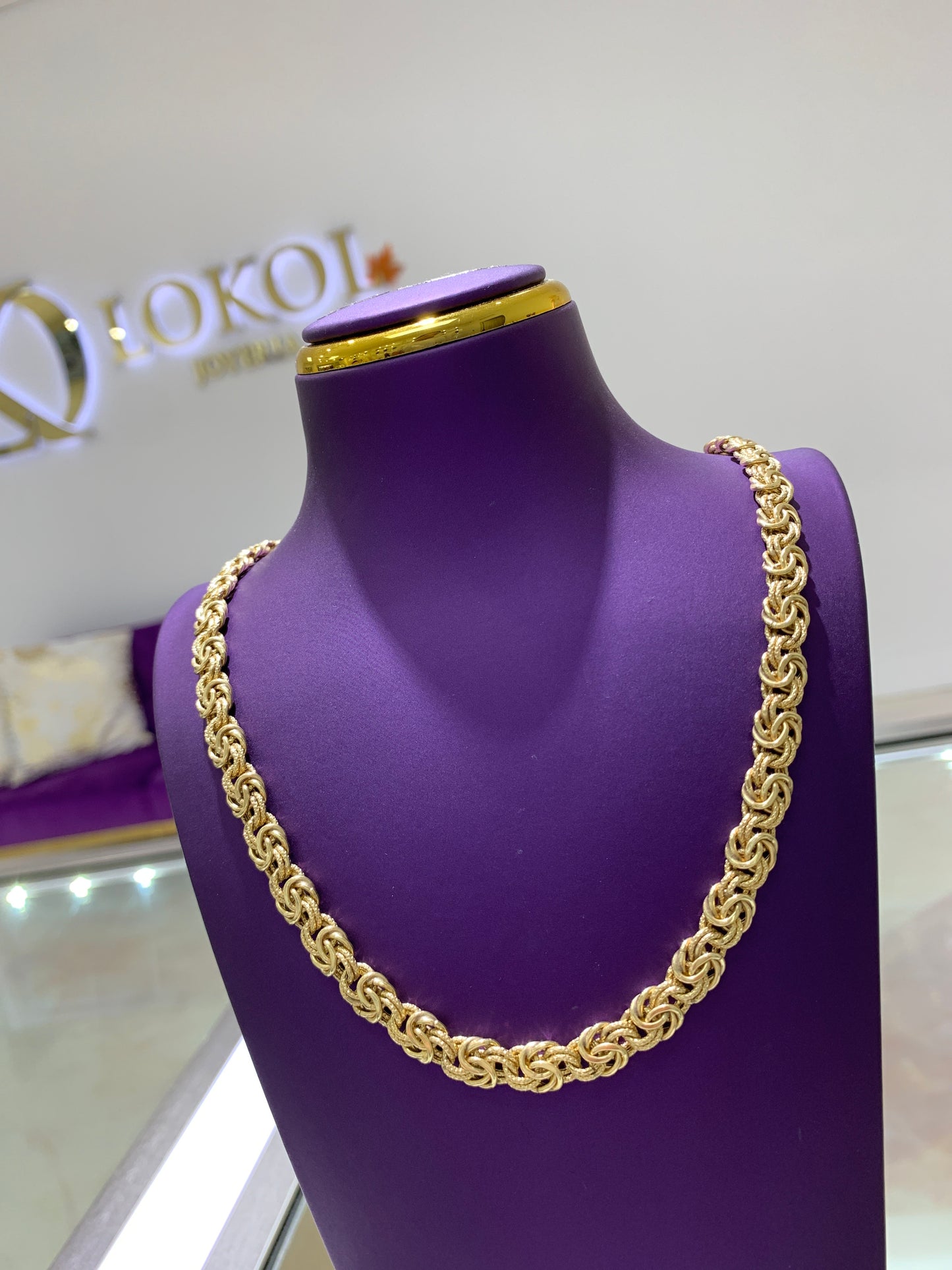 Gargantilla bizantino 18"