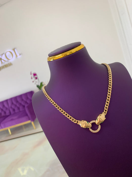 Gargantilla de Pantera 18"