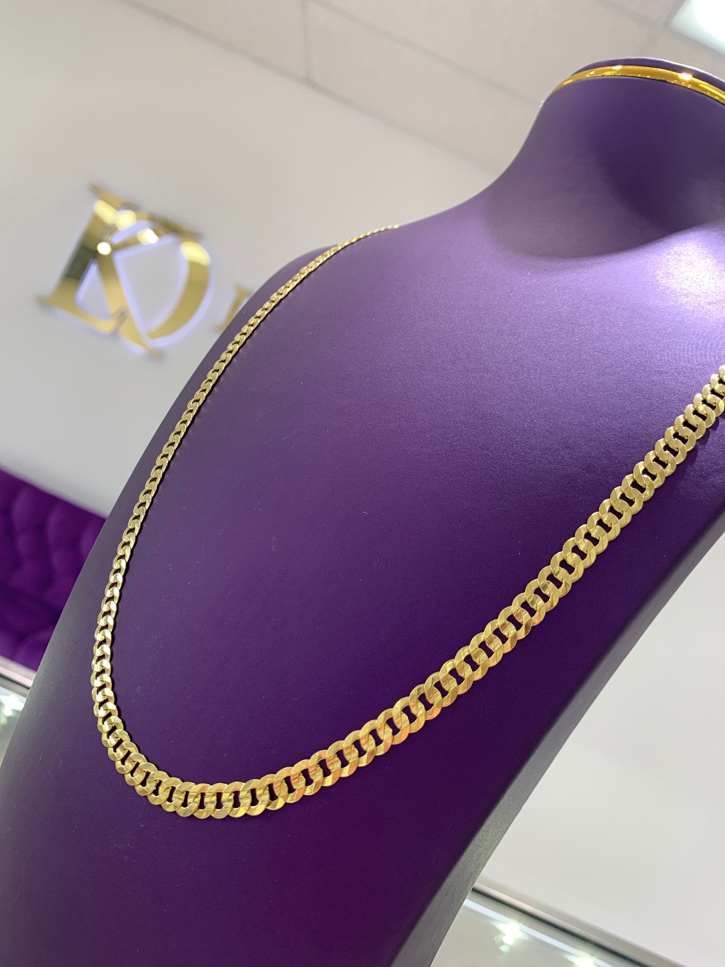 Cadena Corte De Brillo 24"