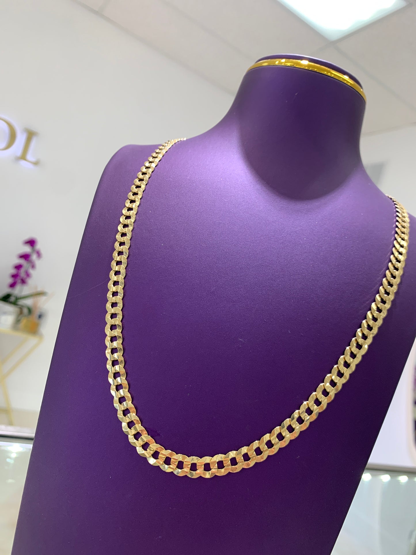 Cadena Corte De Brillo 22"