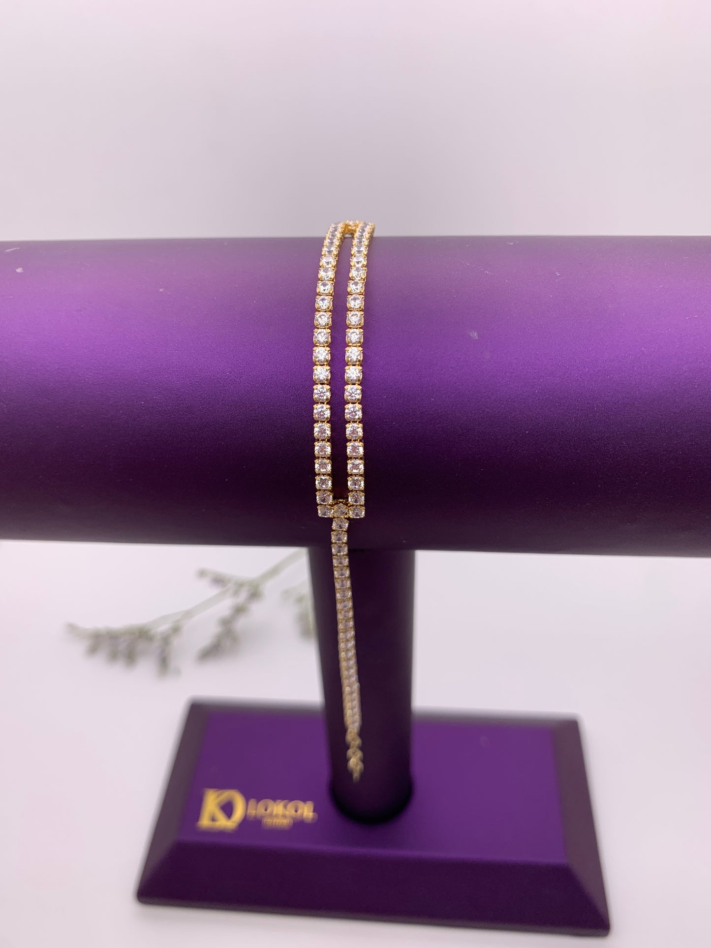 Tennis Bracelet with Design