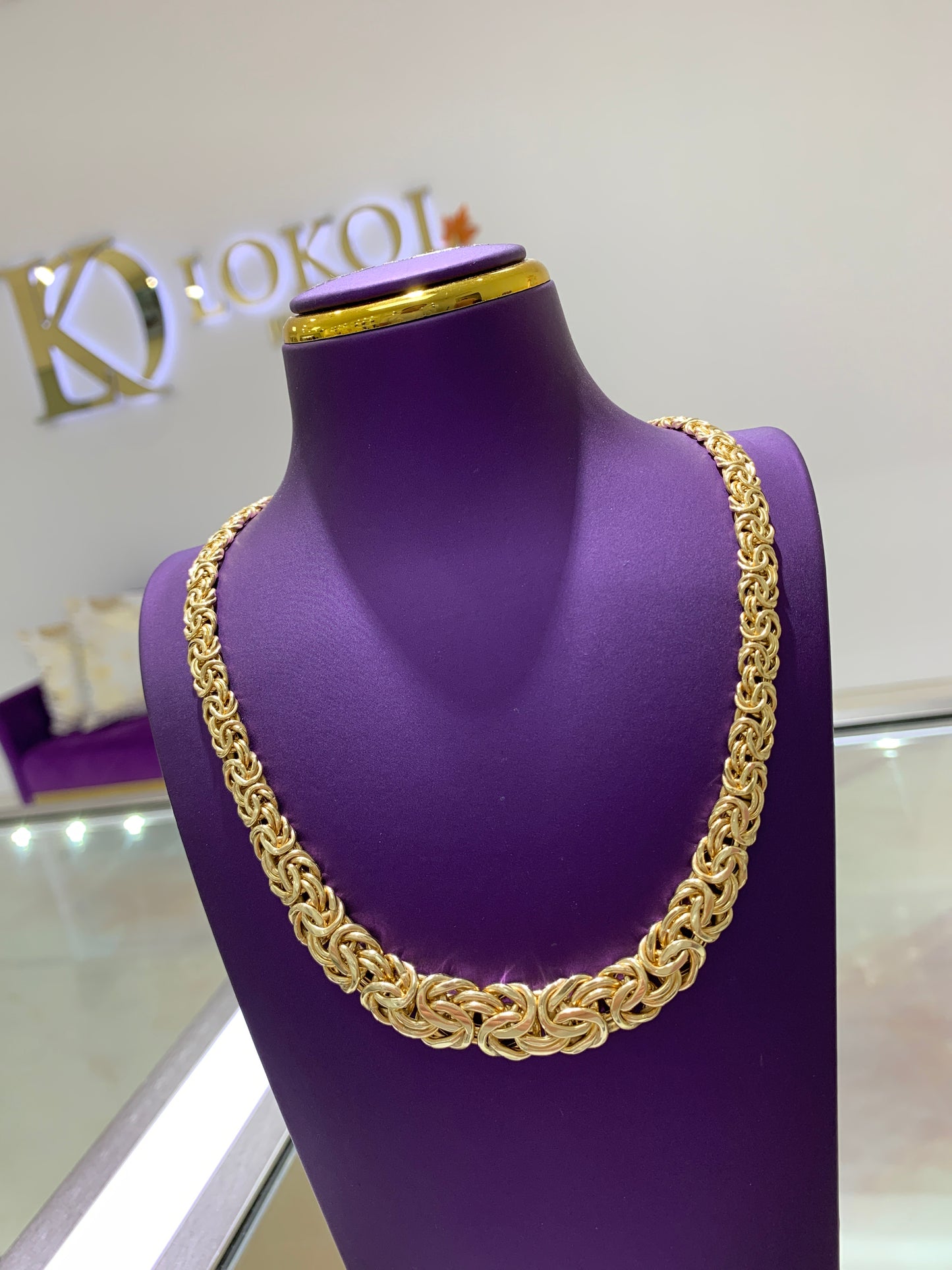 Gargantilla Bizantino  Corte Princesa 18"