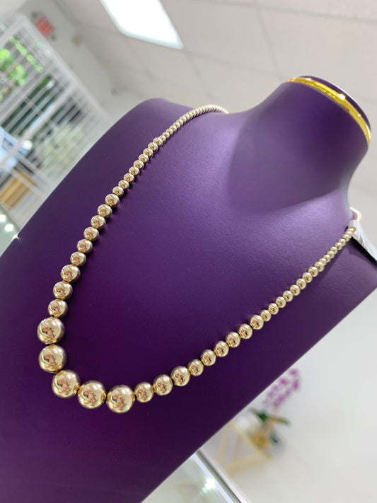 Gargantilla de Bolas 18"